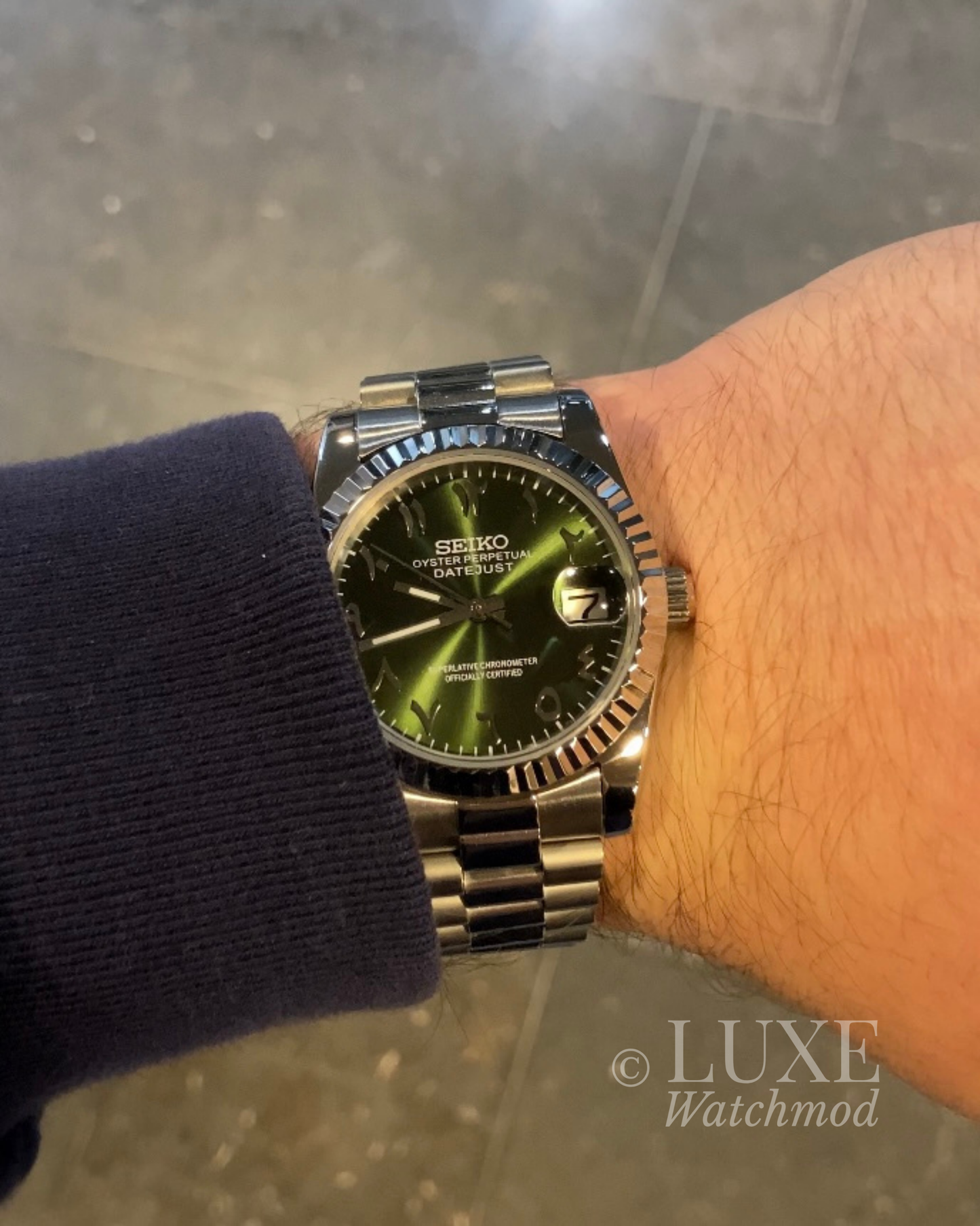 DATEJUST ARABIC GREEN